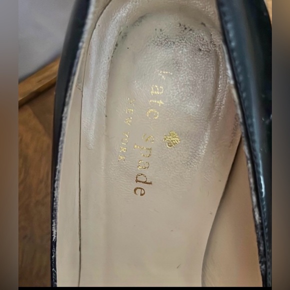 Kate Spade Vero Cuoio Black Pointed Toe Women's Heels with Bow Size 8 - Picture 3 of 7